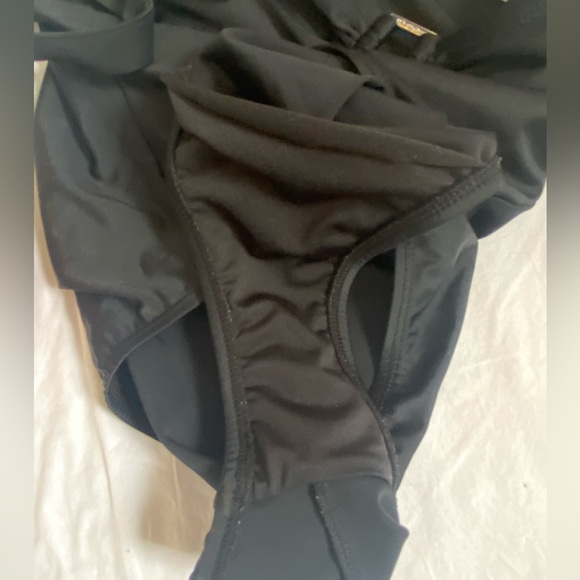 Cole Of California Women's black one piece bathing suit size 12 Beach Resortwear - Picture 14 of 14